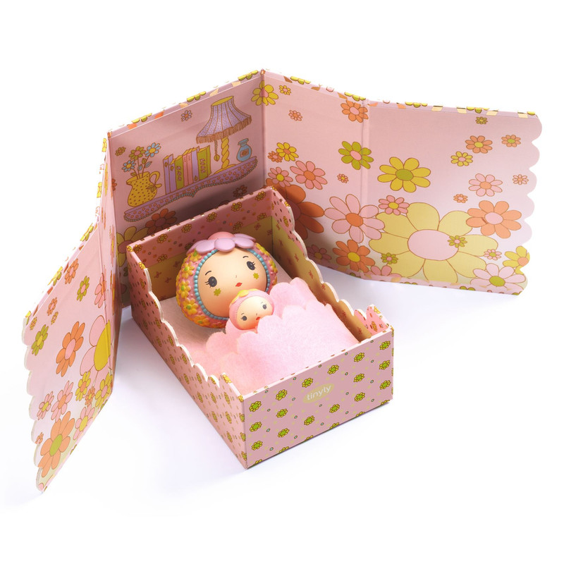 Djeco - Rose Tinyroom Tinyly Figures - 6 Pcs