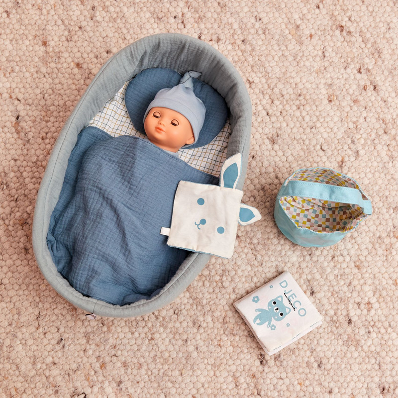 Djeco - Baby Neige Pomea Doll - 32 cm
