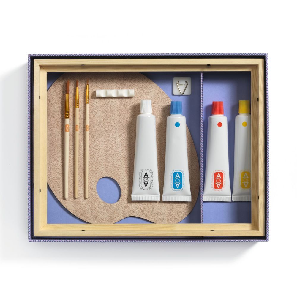 Djeco - Atelier 23 Colour Mixing DIY Painting Set Craft Kit - Multicolor