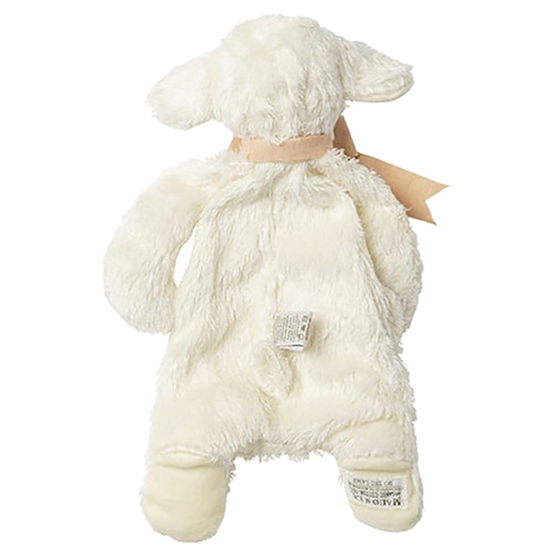 Maud n Lil - Organic Lamb Soft Toy Comforter - White/Sand