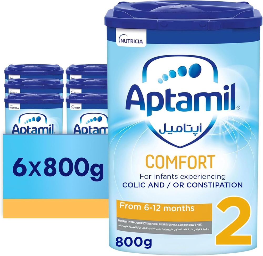Aptamil - Comfort 2 Follow-On Formula Milk - 800g - Pack Of 6