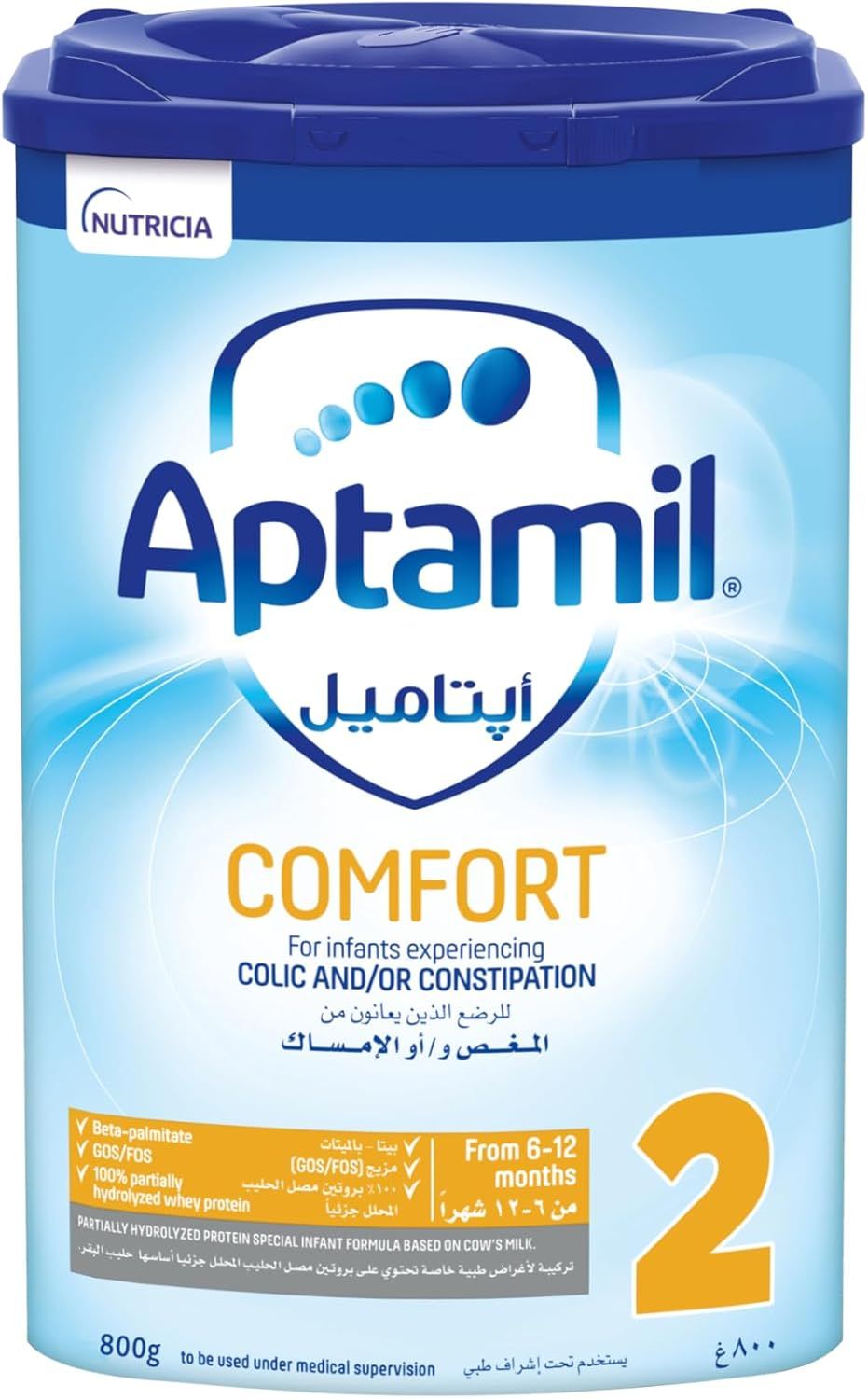 Aptamil - Comfort 2 Follow-On Formula Milk - 800g - Pack Of 6