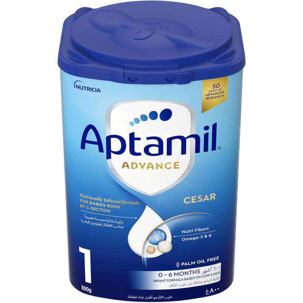Aptamil - Advance Cesar 1 Infant Formula Milk - 800g - Pack Of 6