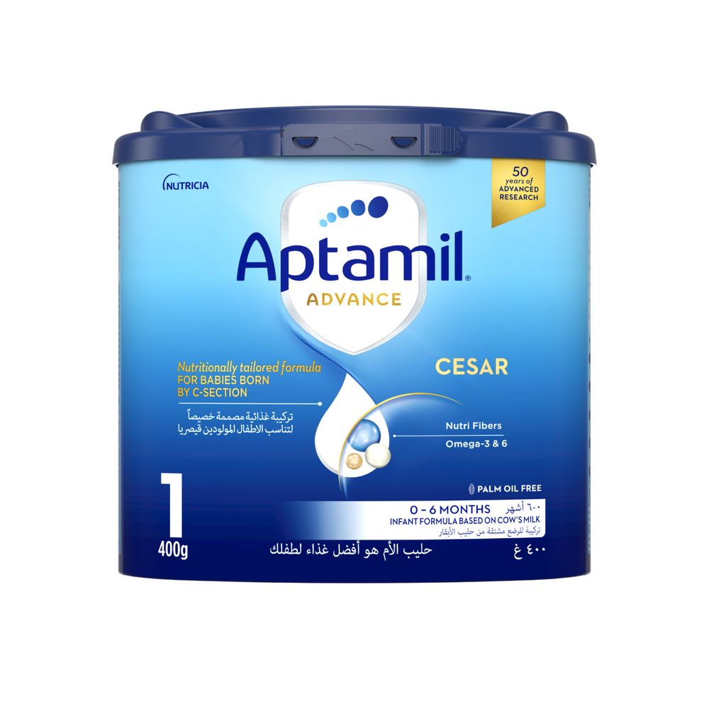 Aptamil - Advance Cesar 1 Infant Milk Formula - Pack of 6 - 400 gm