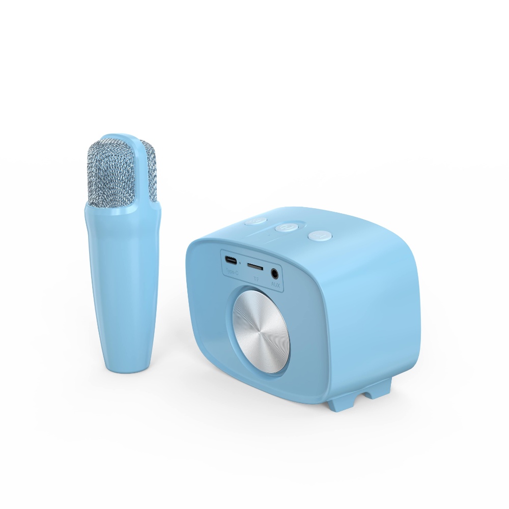 MyFirst - Kids Voice Portable Karaoke Machine With Wireless Mic - Blue