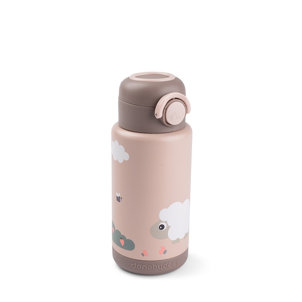 Done By Deer - Insulated Bottle - 340ml - Tiny Farm Powder