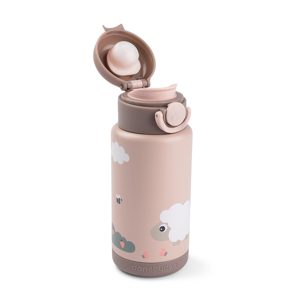 Done By Deer - Insulated Bottle - 340ml - Tiny Farm Powder