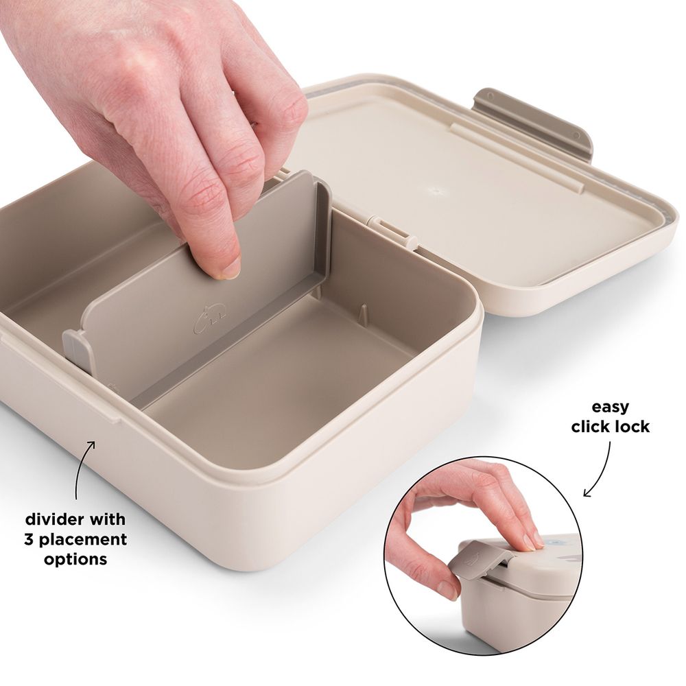 Done By Deer - Lunch Box With Divider - Celebration Sand