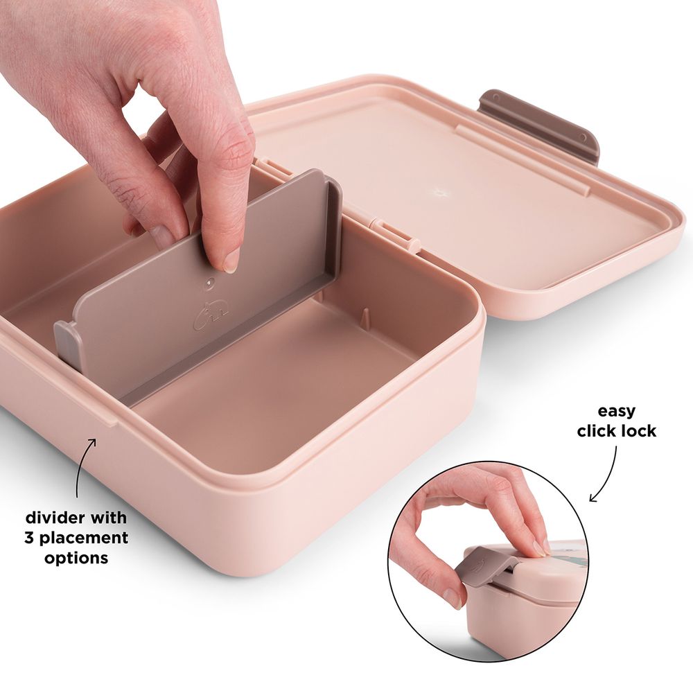 Done By Deer - Lunch Box With Divider - Tiny Farm Powder