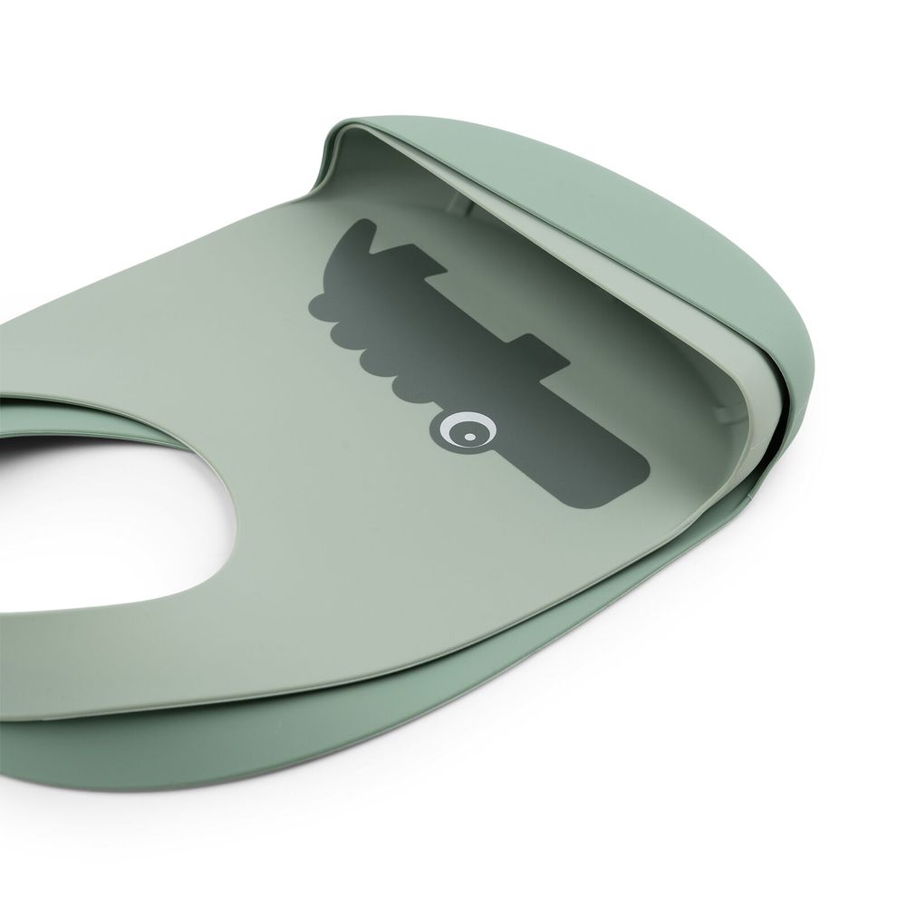 Done By Deer - Silicone Bib - Pack of 2 - Croco - Green