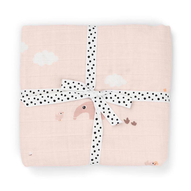 Done By Deer - Printed Swaddle - Playground Powder