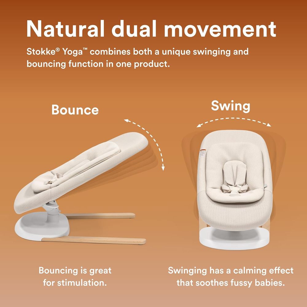 Stokke - Yoga Baby Bouncer And Swing - Light Sand