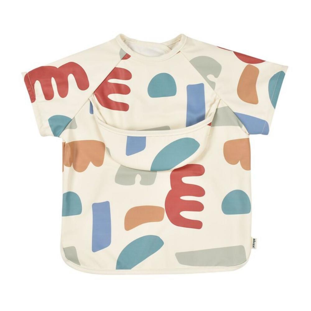 Beaba - 2-in-1 Bib With Removable Sleeves - Playful