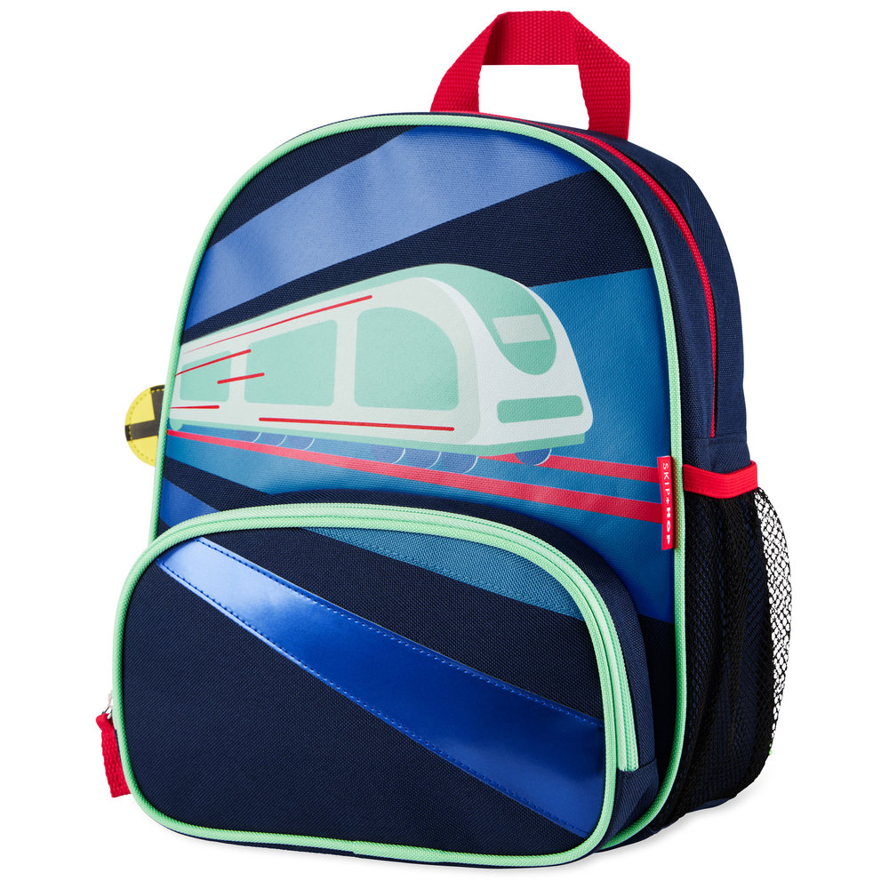 Skip Hop - Spark Style Backpack, Kids Preschool Backpack - Train