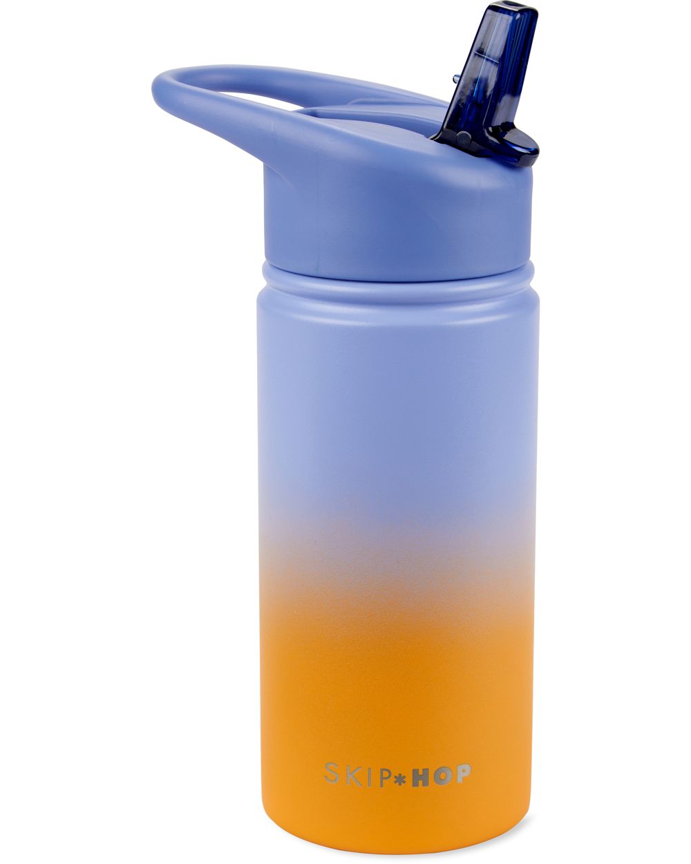 SkipHop - Wander Stainless Steel Straw Bottle - Outer Space - 450ml