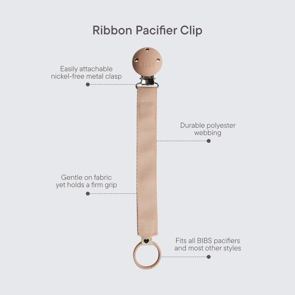 Bibs - Pacifier Clip Ribbon - Multicolor