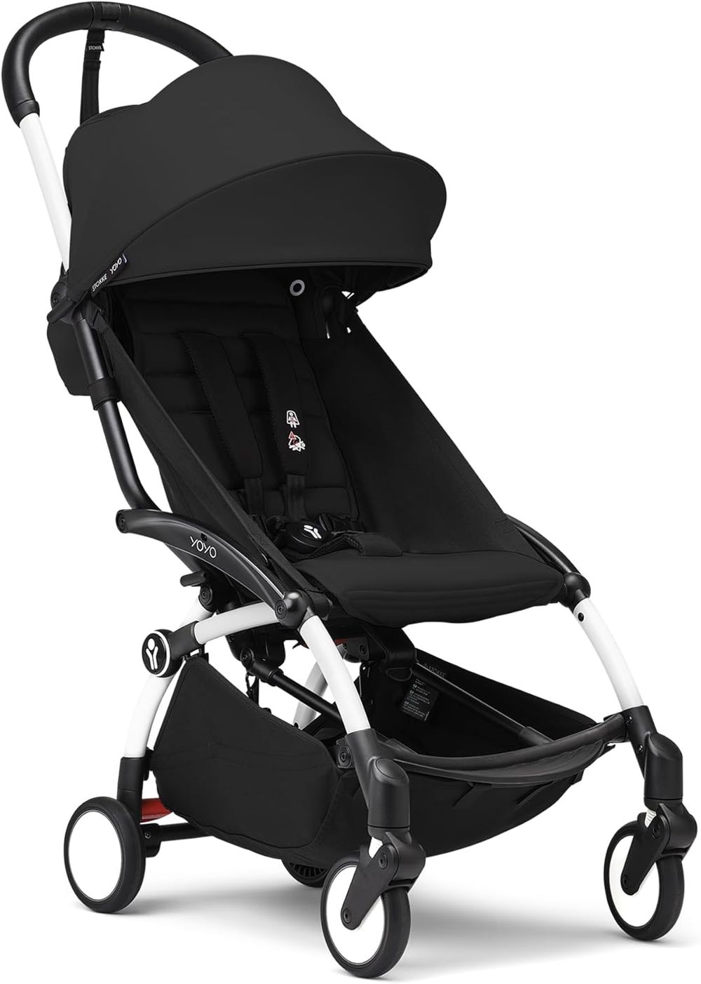 Stokke - YOYO3 Full Stroller with White Frame & 6+ Color Pack