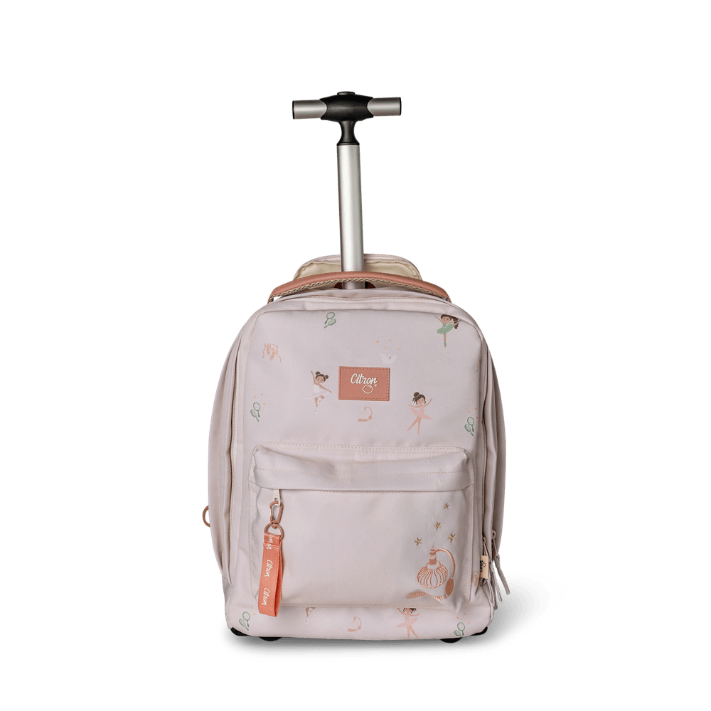 Citron - Ballerina Trolley Bag - Beige