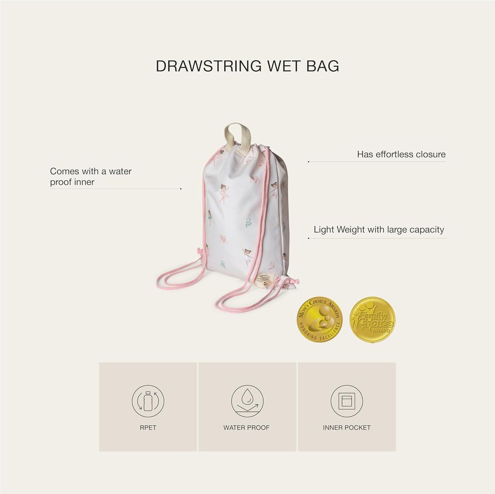 Citron - Spaceship Drawstring Wet Bag - Blue
