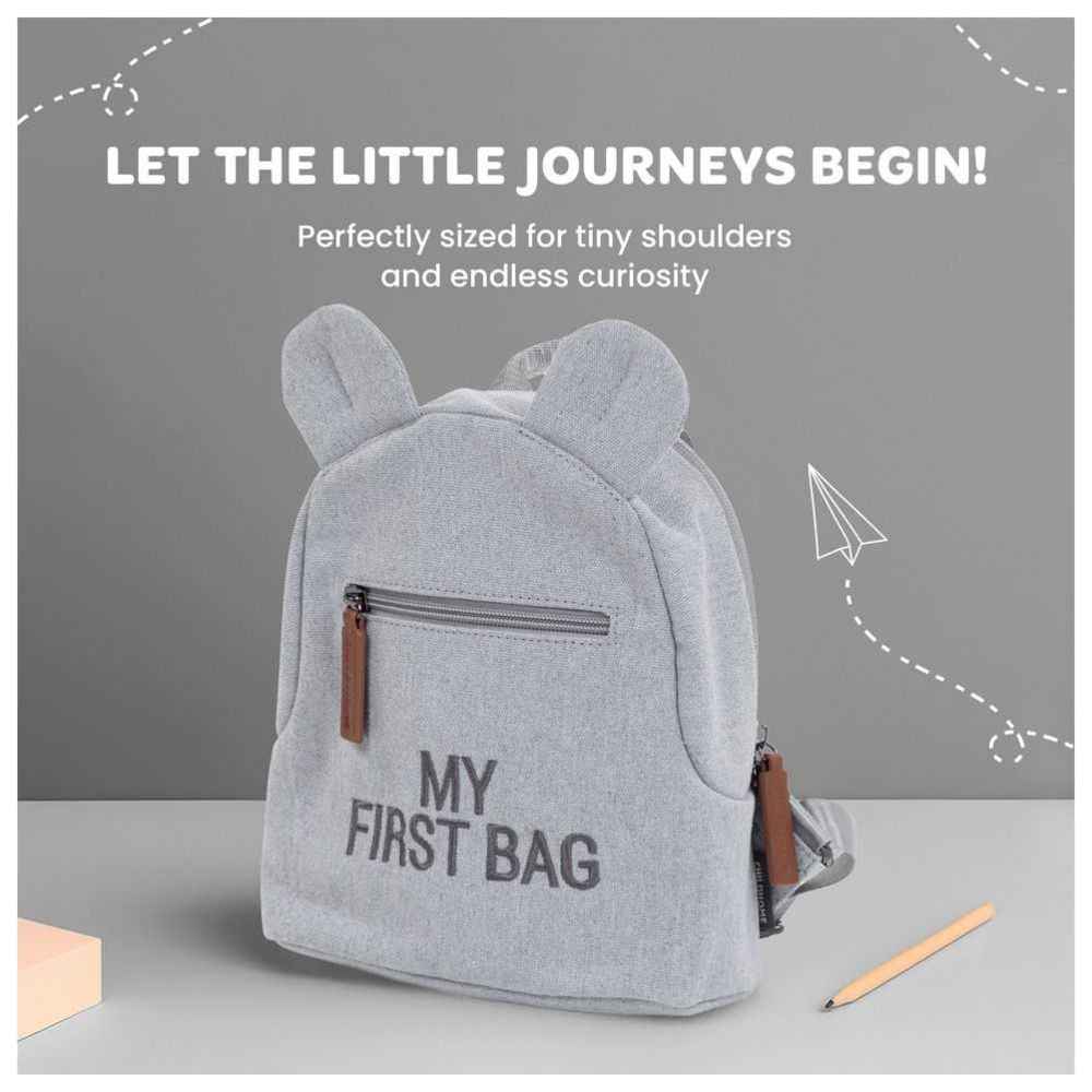 تشايلد هوم - شنطة الأطفال My First Bag - رمادي - 12 انش