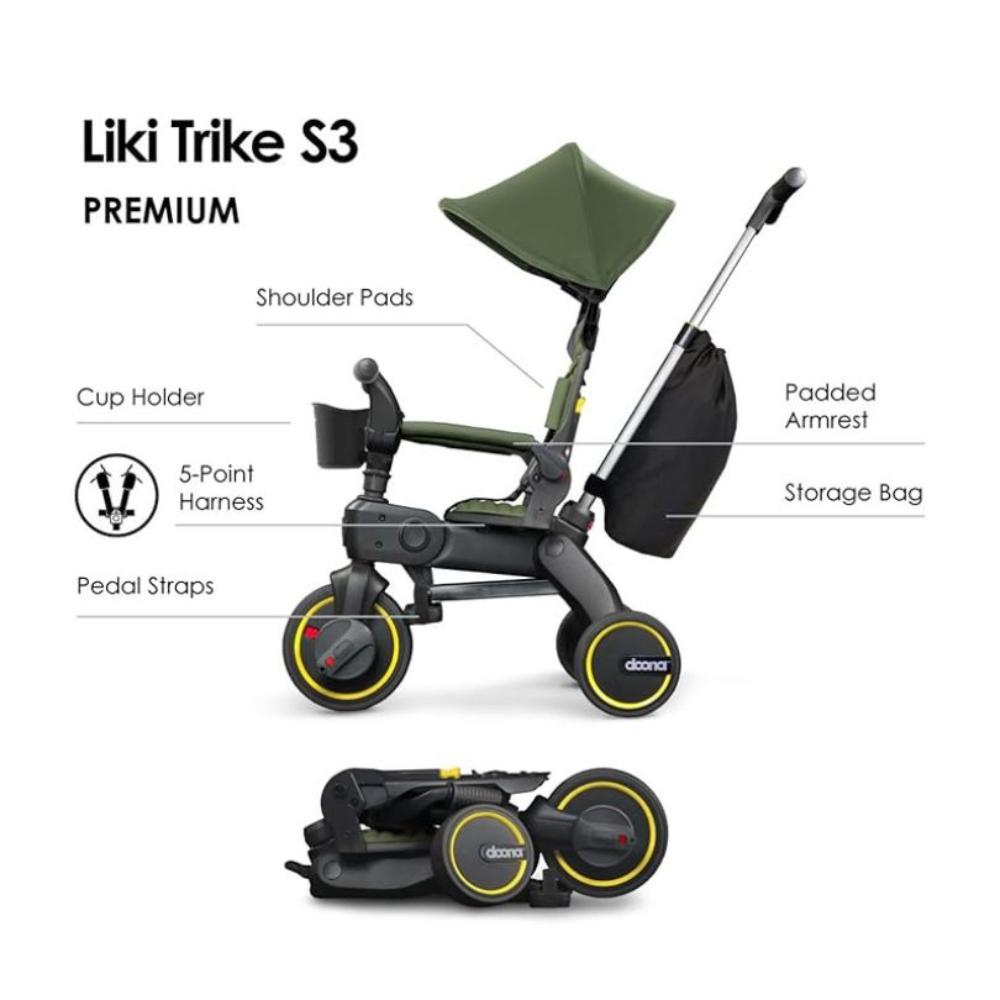 Doona - Liki Trike S3 - Desert Green