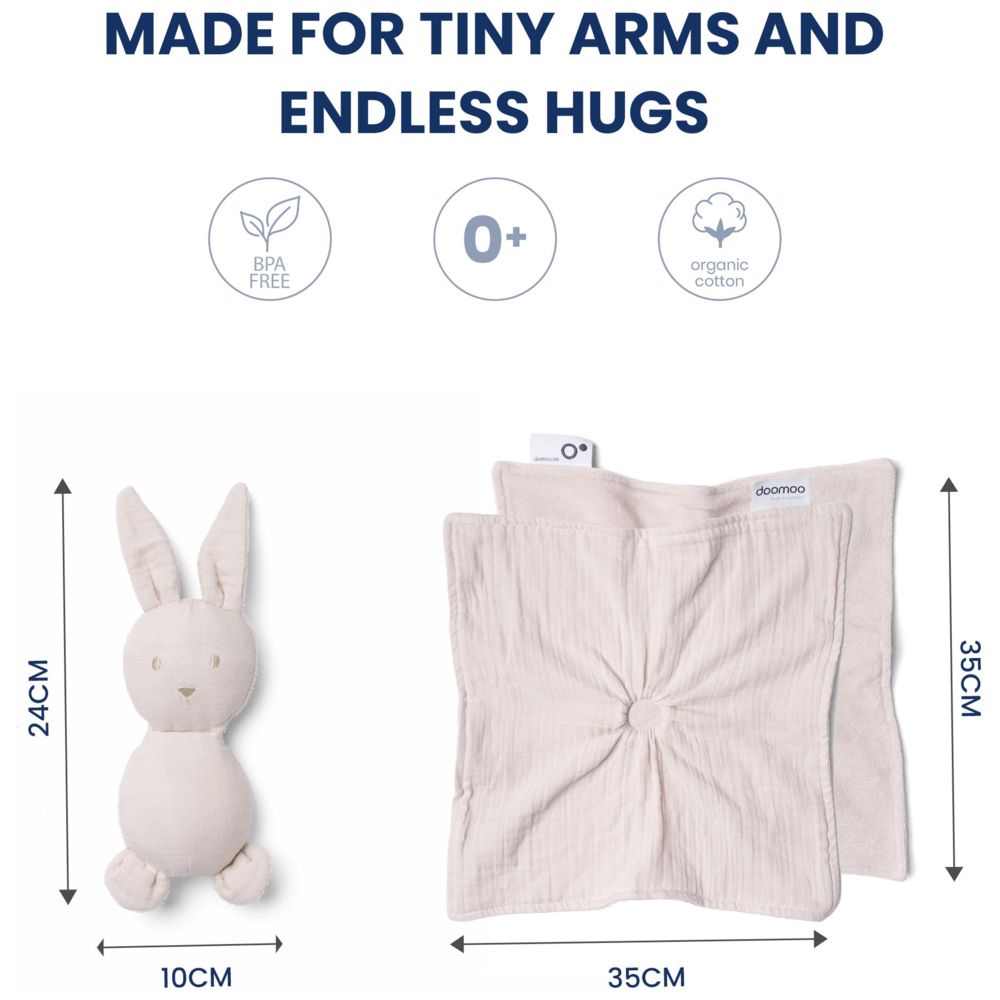 Doomoo - You And Me Comforter Cloth - Almond