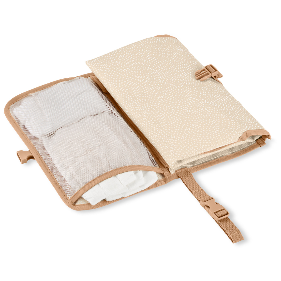 Skiphop - Pronto Changing Station - Beige Swirl Dot