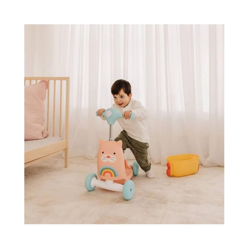 SkipHop - 3-In-1 Zoo Kids Ride-On Toy - Cat