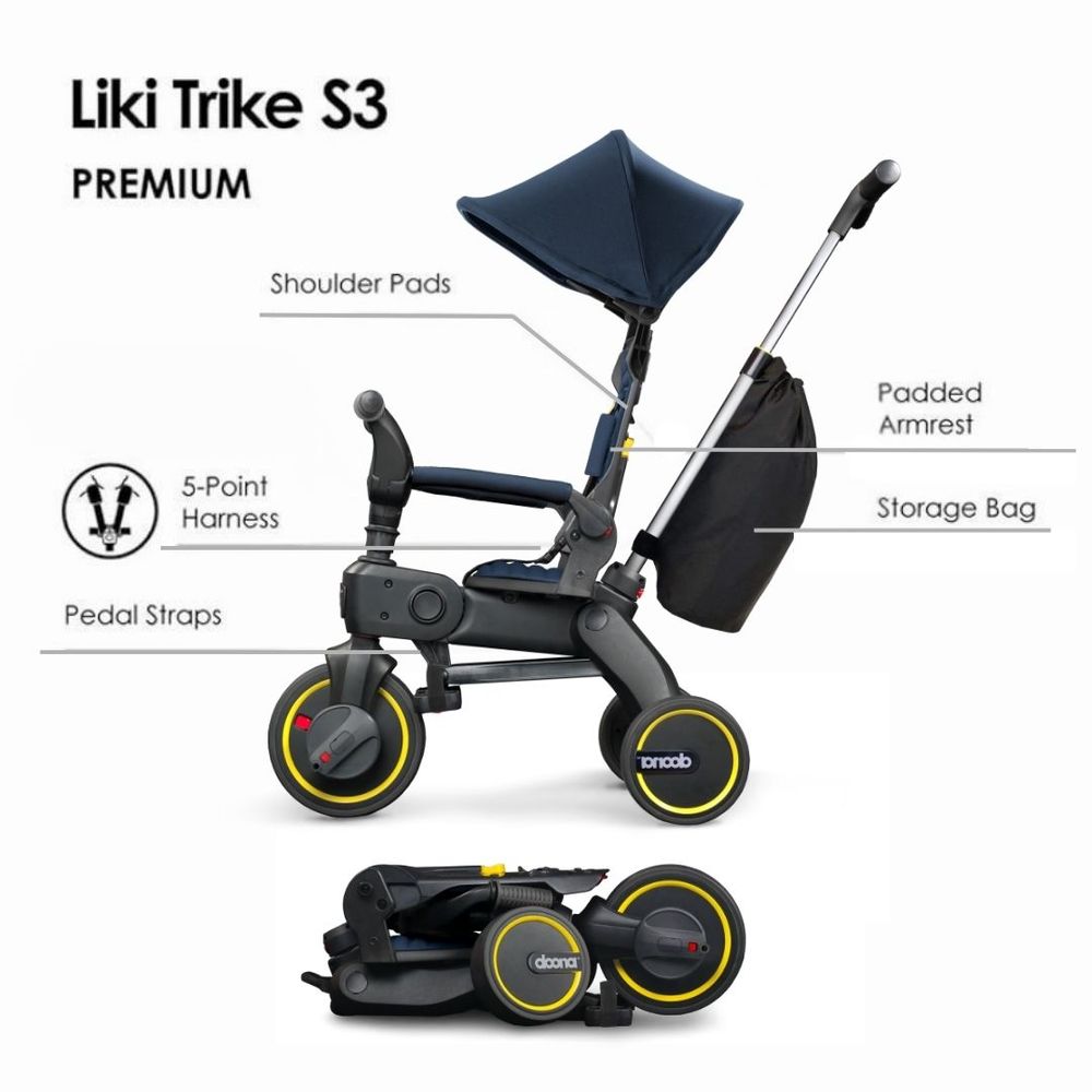 Doona - Liki Trike S3 Foldable Tricycle