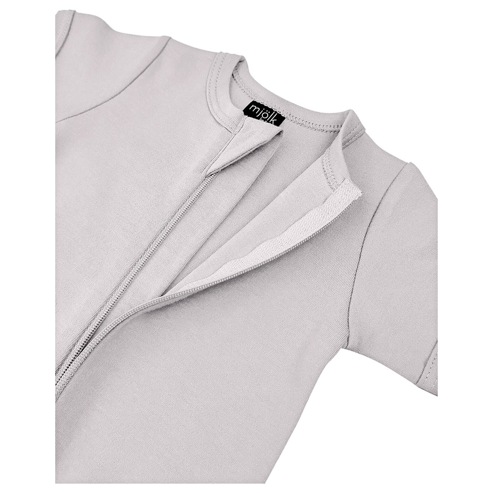 Mjolk Sleep and Play Romper White - Sand