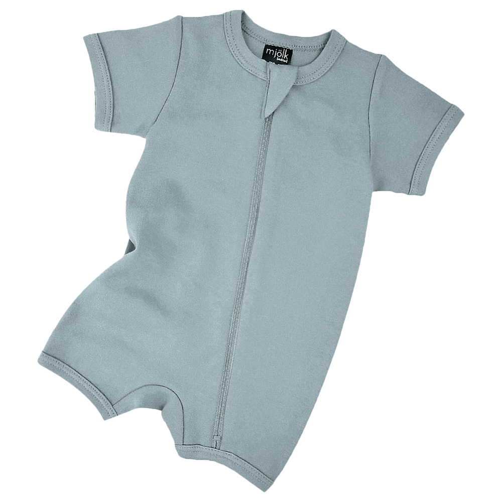 Mjolk Sleep and Play Romper - Baby Blue