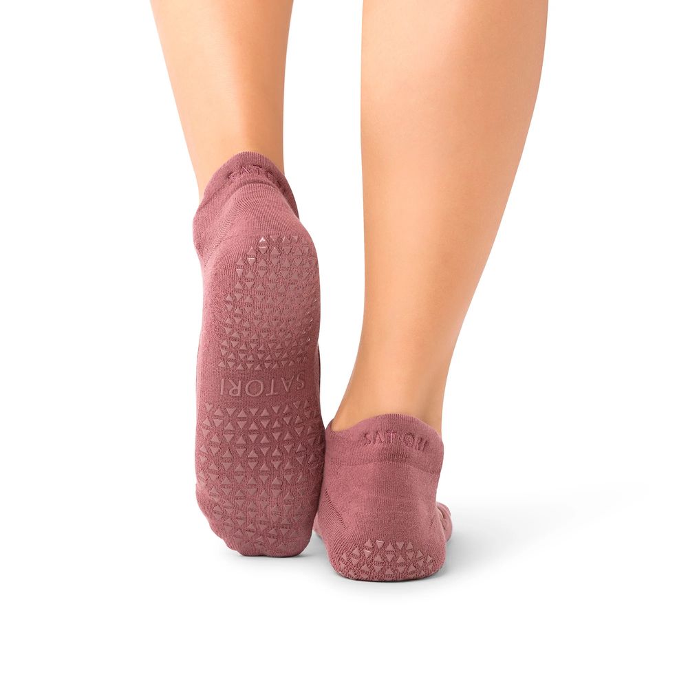 Satori Athletica - Aya Grip Socks - Acai Berry