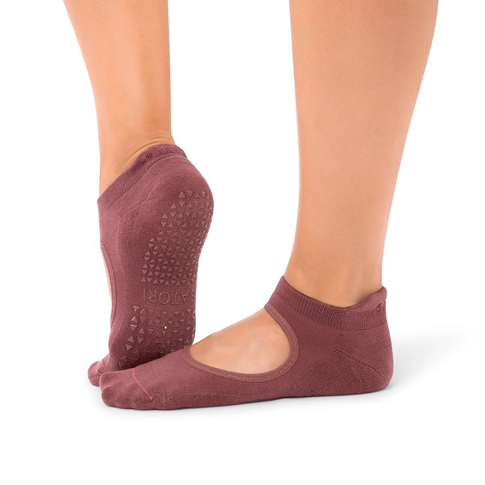 Satori Athletica - Aya Grip Socks - Acai Berry
