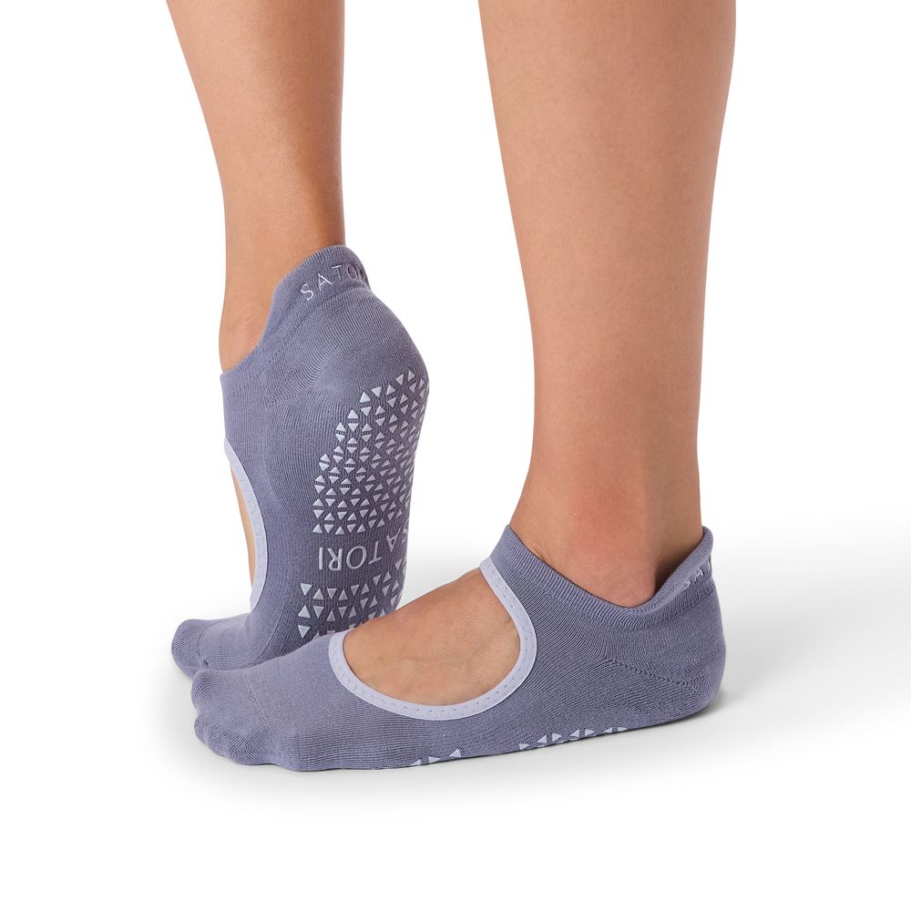 Satori Athletica - Aya Grip Socks - Shadow Luxe