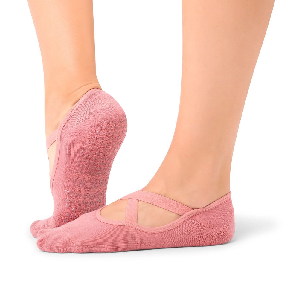 Satori Athletica - Naomi Grip Socks - Rosewood