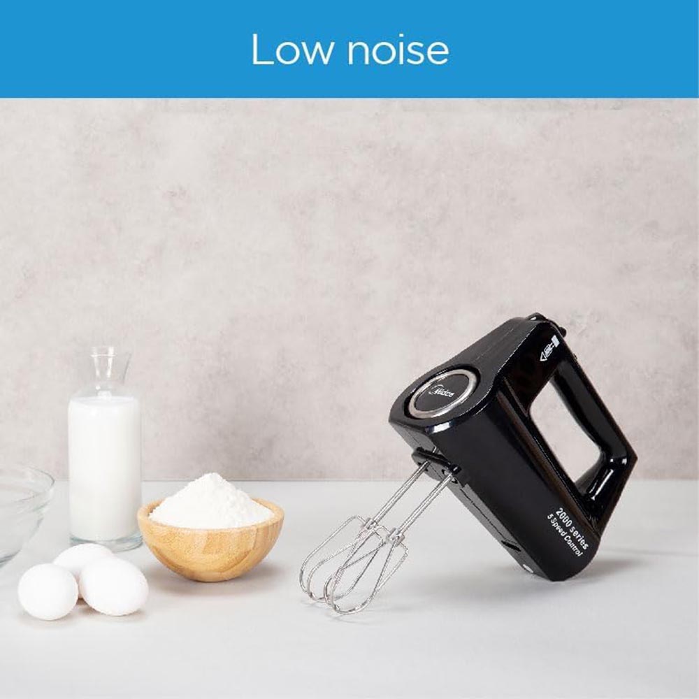 Midea Hand Mixer With Electric Whisk - Black - 400 W