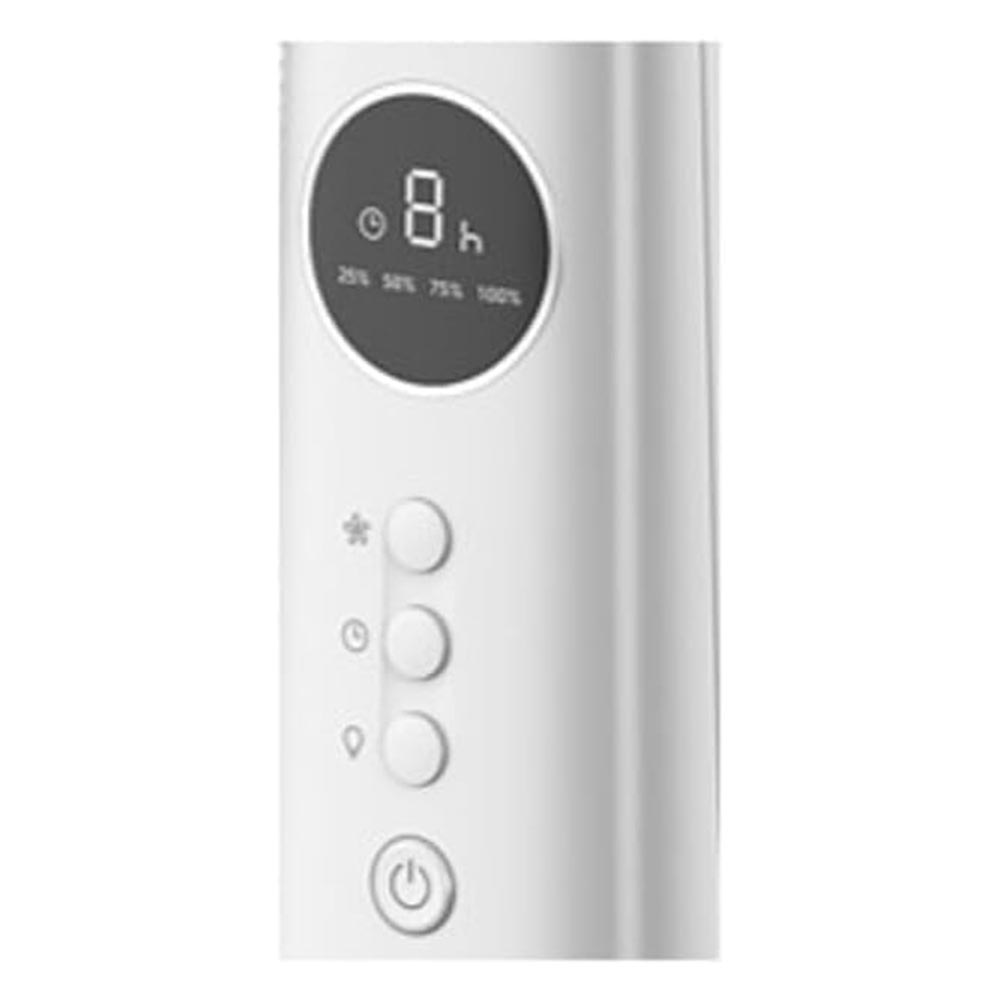 Midea Rechargeable Stand Fan With Remote - White - 12-inch