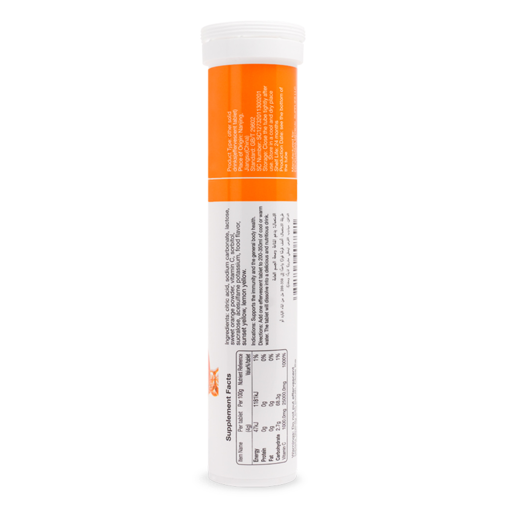 ProVita - Vitamin C 100 mg Effervescent Tablets - 20 Pcs