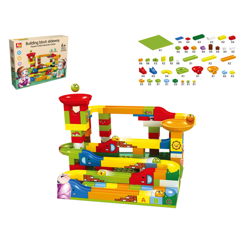 Family Center - Slideway Building Blocks - 125 Pcs 