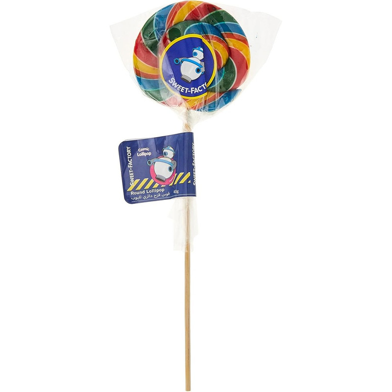 Sweet Factory - Color Round Lollipop 40g - Color May Vary