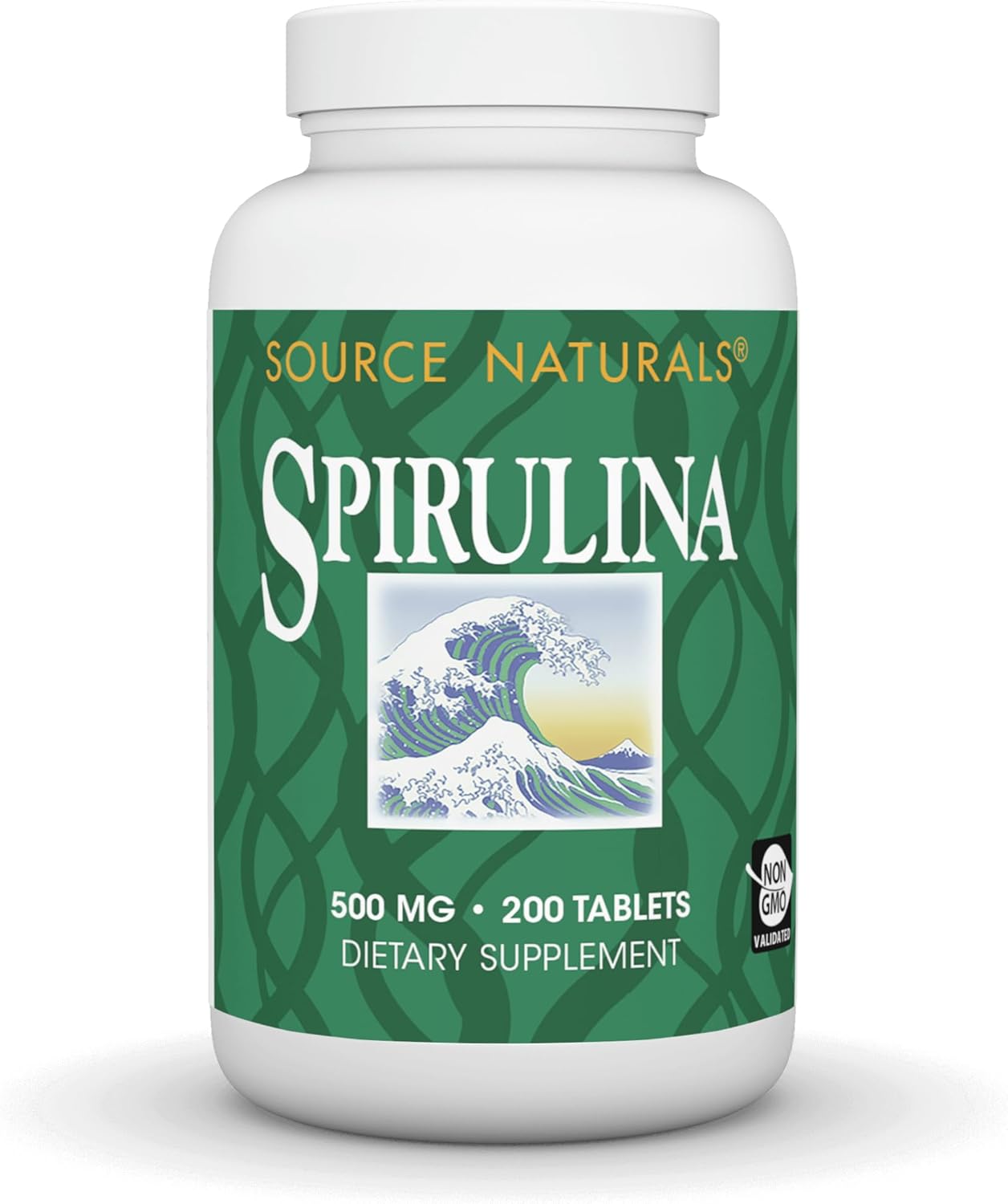 Source Naturals - Spirulina 500 mg Tablets - 200 Pcs