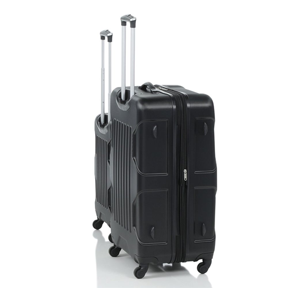 Outbound Hardside Spinner Wheels Luggage Set - Black - Pack of 2