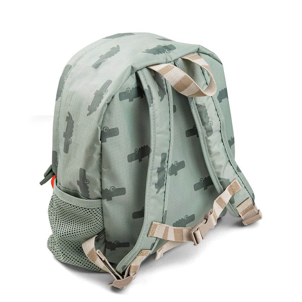 Done by Deer - Kids Backpack - Croco Green - 12-Inch/30.5cm