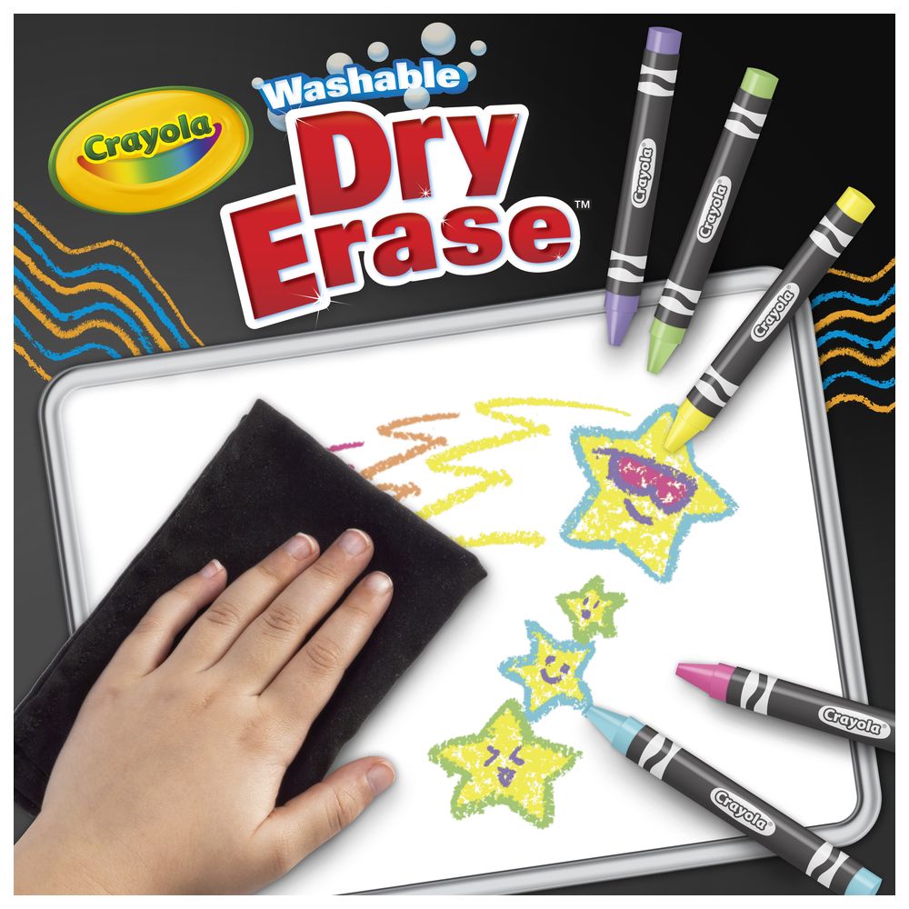 Crayola - Dry Erase Crayons - 8 Pcs