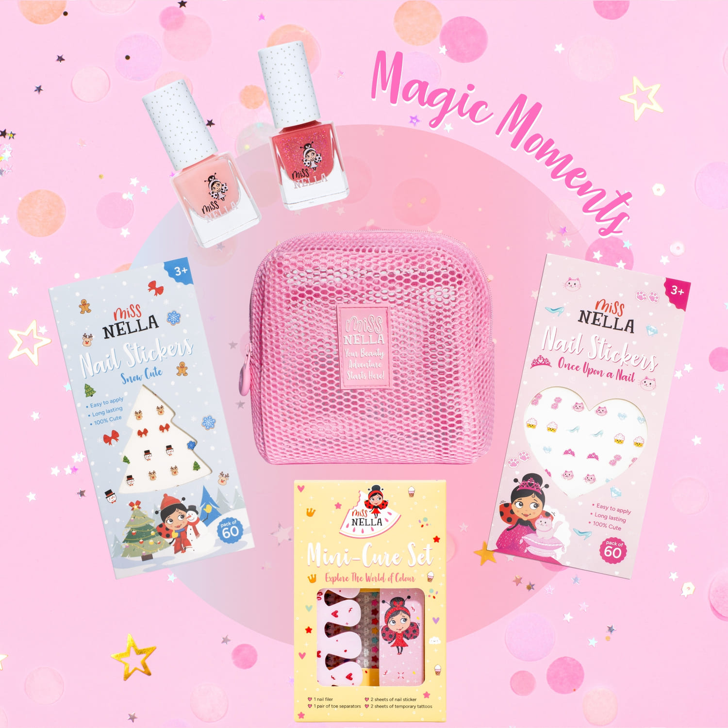 Miss Nella - Magic Moment Mesh Bag - 6 Pc Set