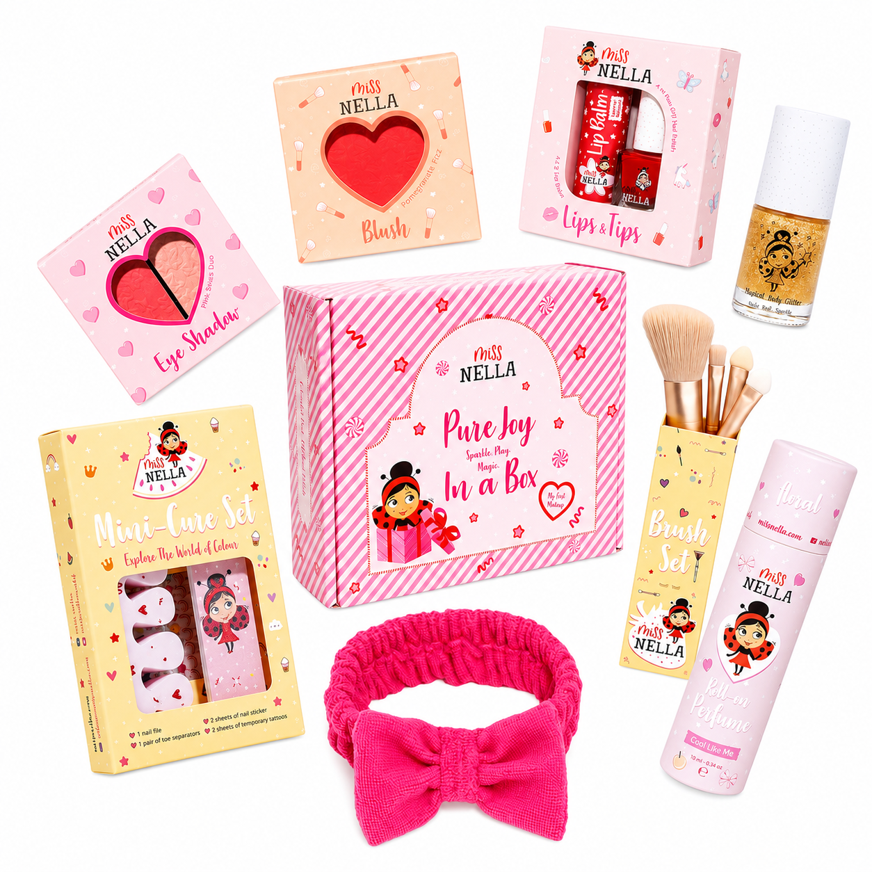 Miss Nella - Mini Marvels Gift Box - Pink - 8 Pc Set