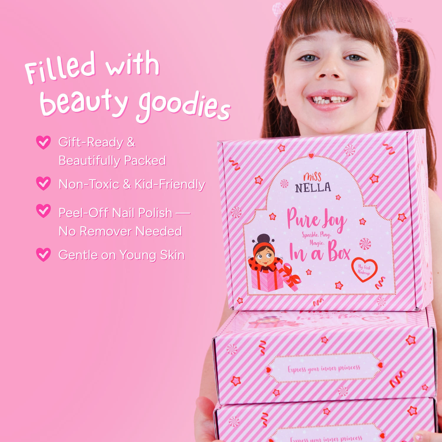 Miss Nella - Mini Marvels Gift Box - Pink - 8 Pc Set