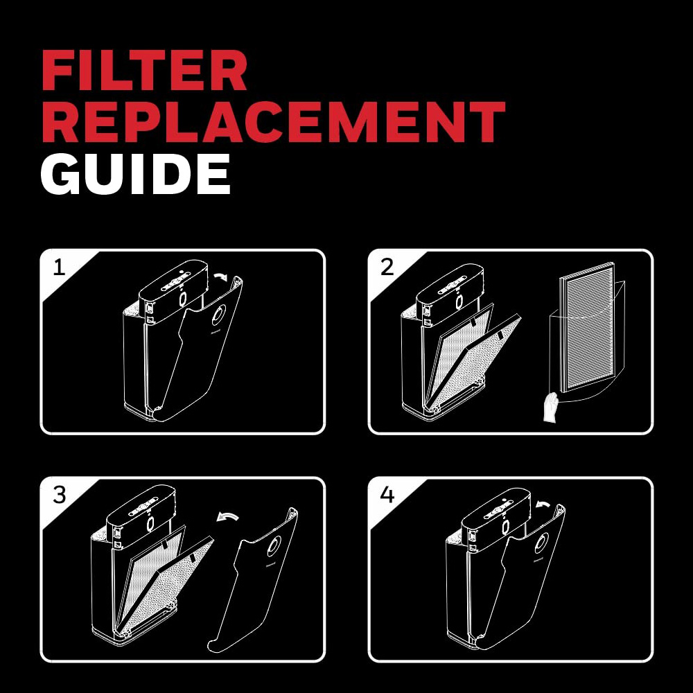 Honeywell - Air Touch V3 Activated Carbon Filter - Black