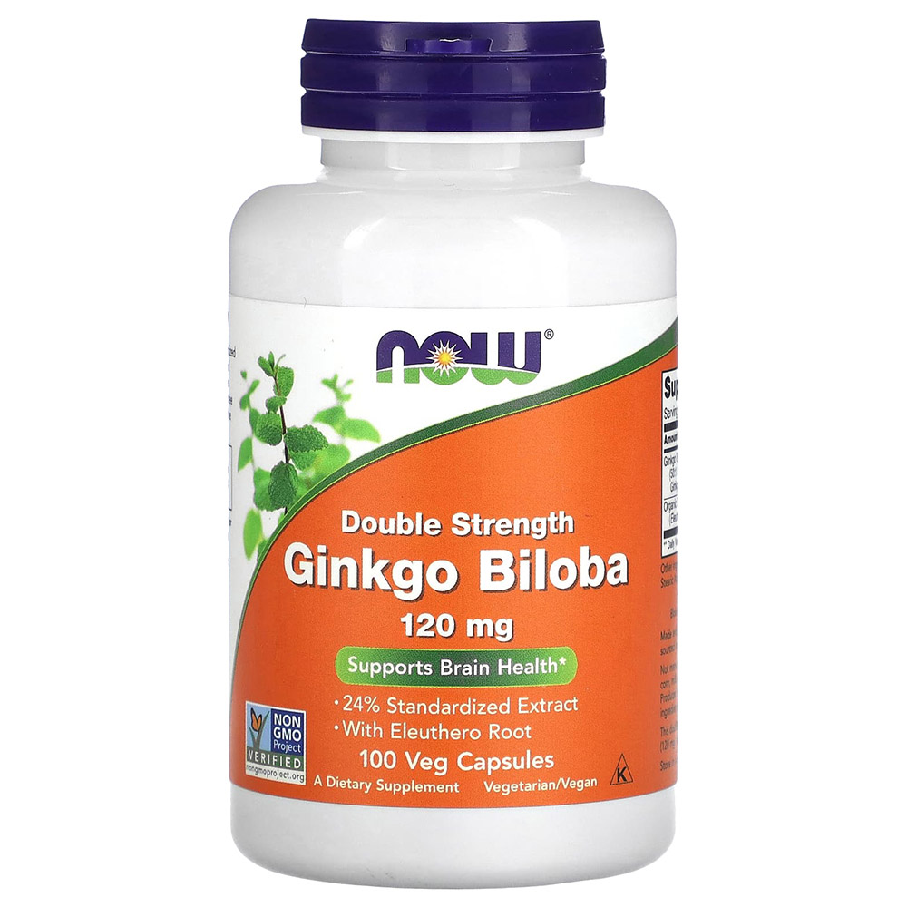Now - Ginkgo Biloba 120mg Capsules - 100's