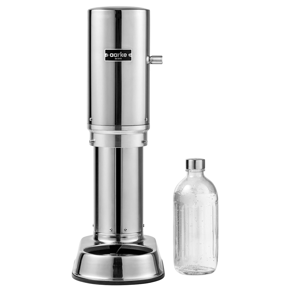 Aarke Carbonator Pro With Glass Bottle - Steel